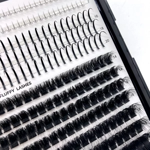 fluffy cluster lashes